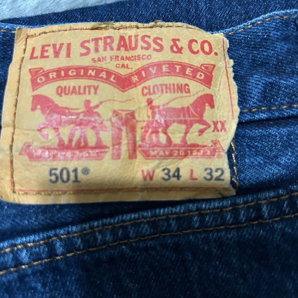 Levi's Classic Straight Fit Denim Jeans